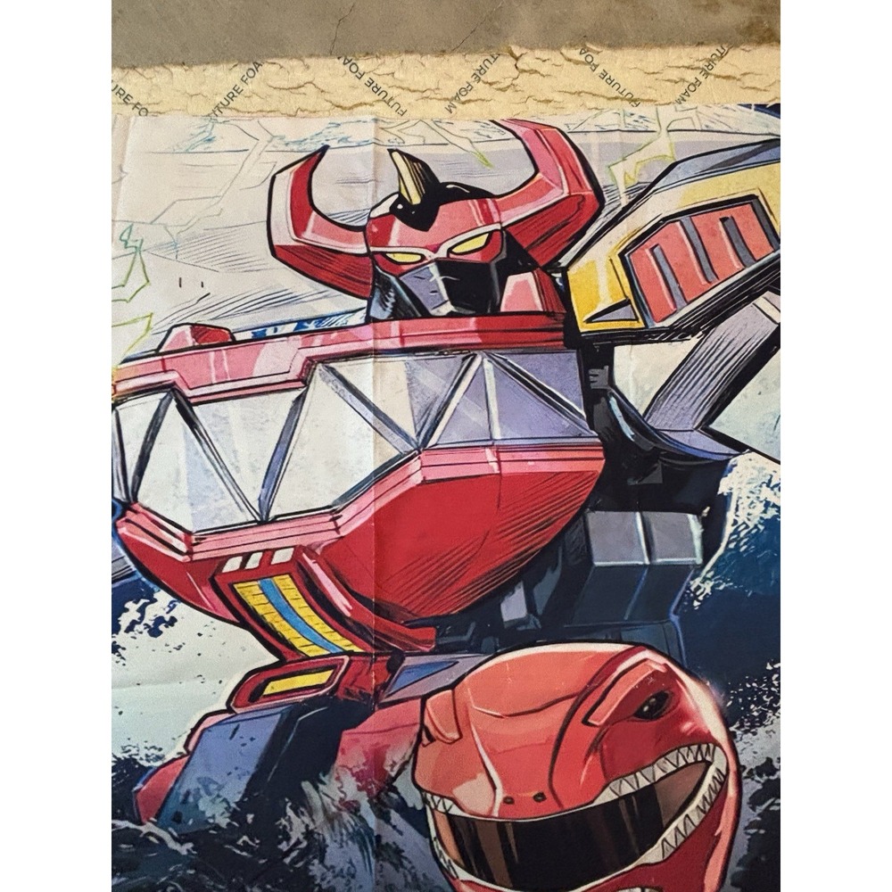 Power rangers nylon wall‎ hanging oarty decor 59x35 - Picture 2 of 6